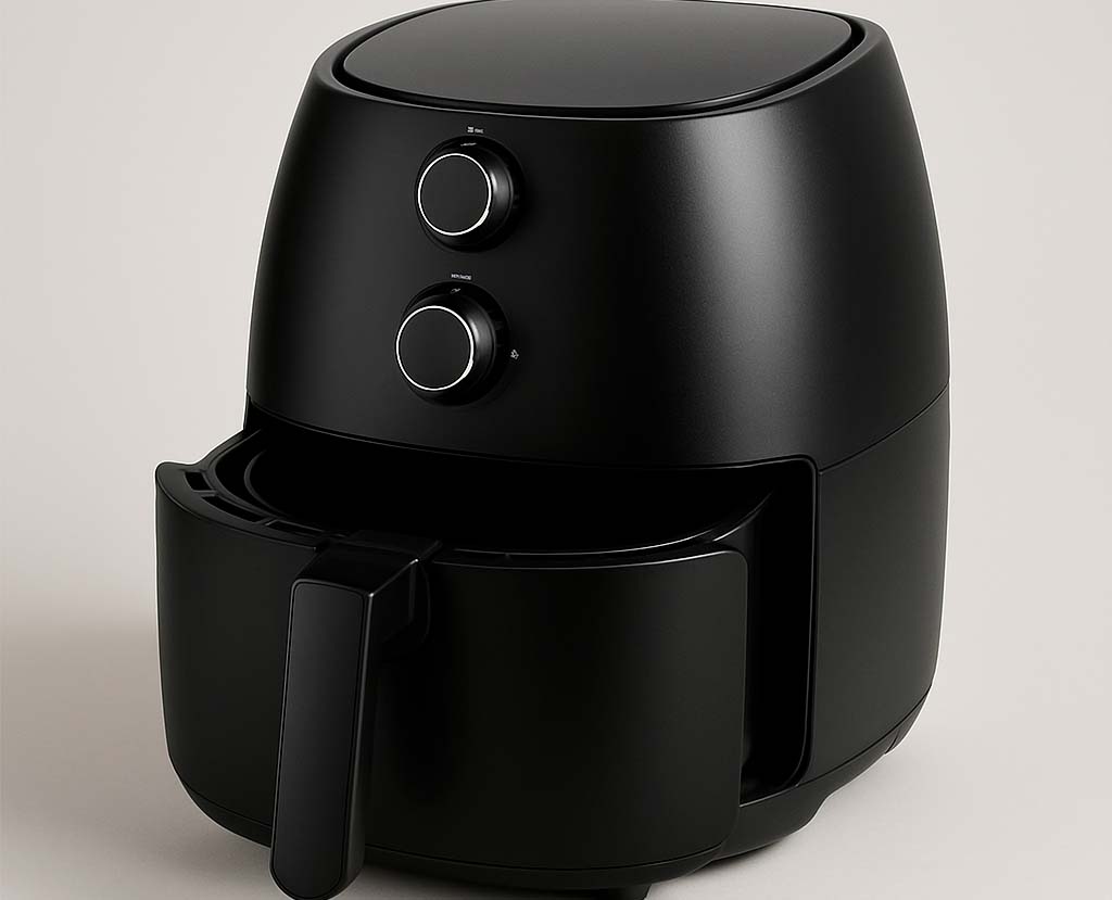 la fotografía de una airfryer