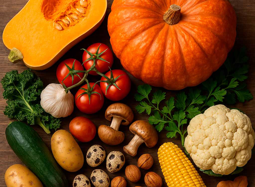una imagen de cocina de temporada con recetas de otoño