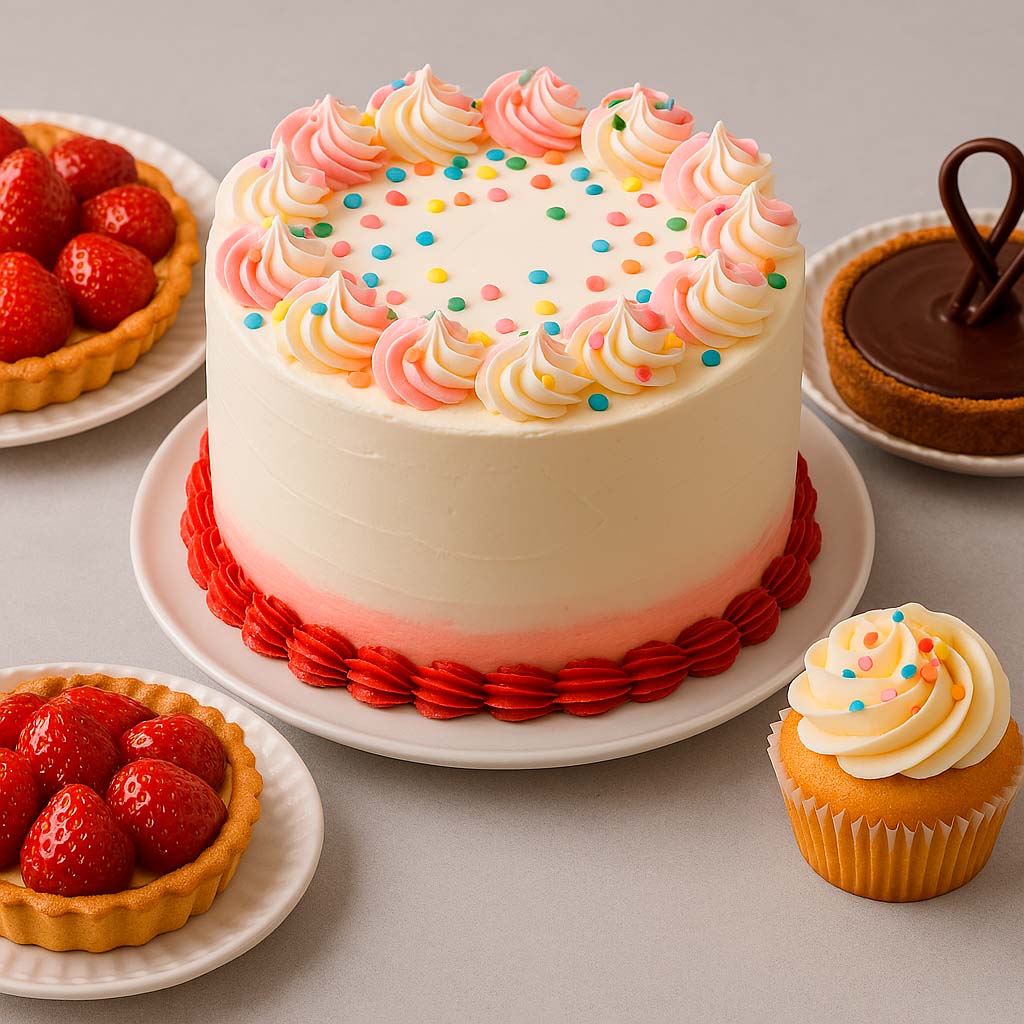 Una amplia variedad de postres para días especiales
