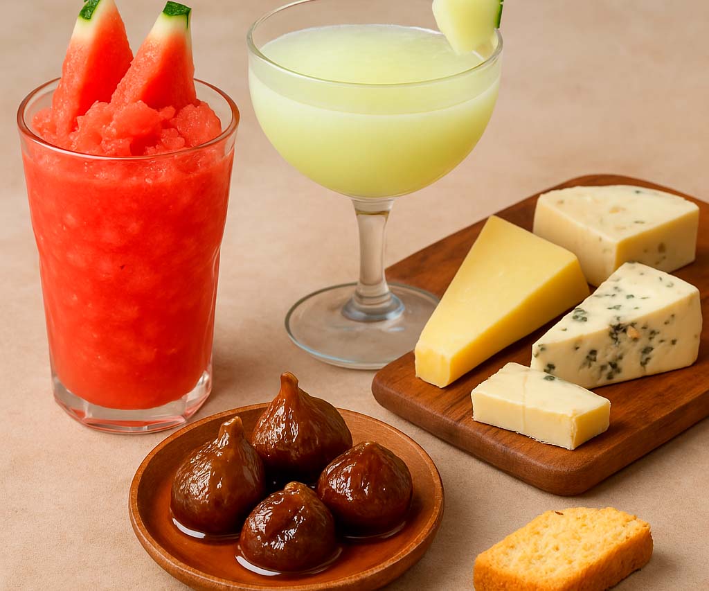 varias recetas con frutas de verano