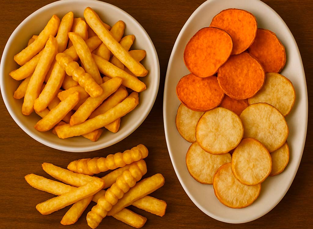 una amplia variedad de recetas de tubérculos