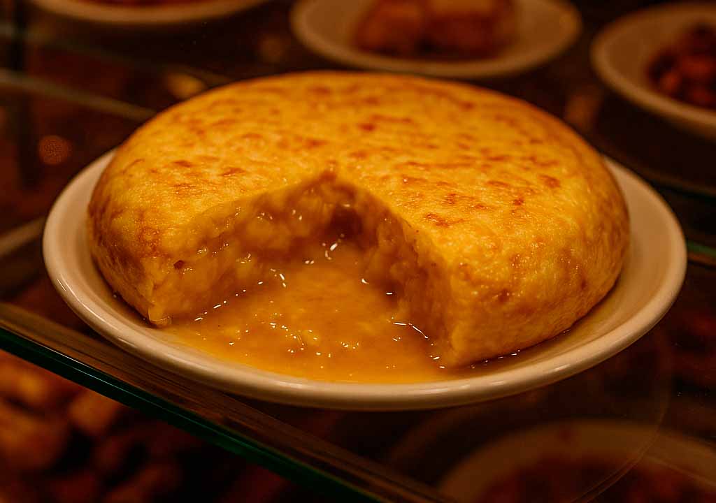 la imagen de que representa el peligro del huevo en una tortilla de patata